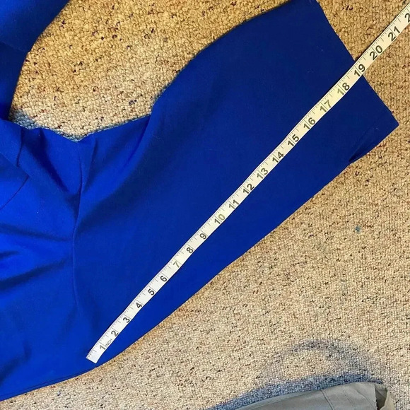 Susan Graver Style 1/4 Sleeves Button Up Blue Blouse Jacket Women Plus Size 3X - Picture 3 of 6